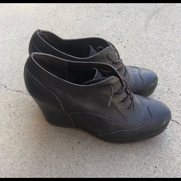 KorkEase Shoes Kork Ease Lace Up Wedge Bootie Poshmark